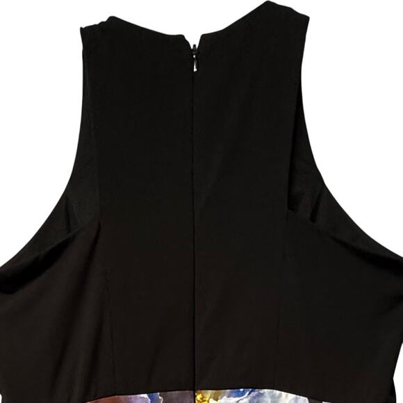 NEW City Chic Moonlight High/Low Cutaway Shoulder Racerback Dress Women 18 Black - Picture 8 of 14